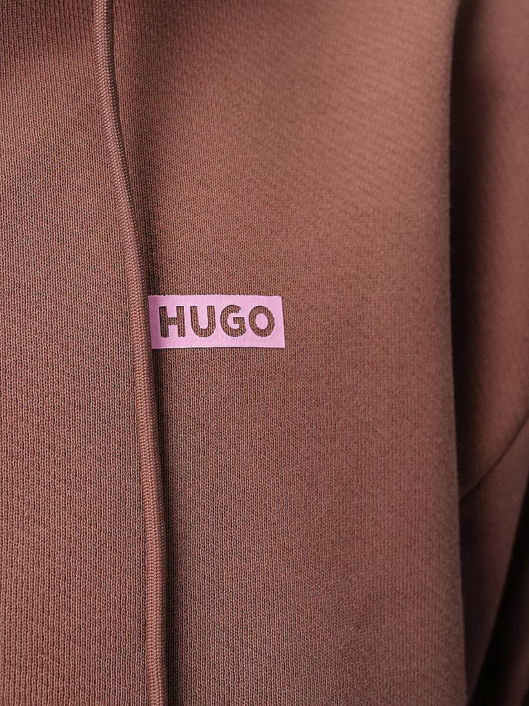 HUGO | Kapuzensweatjacke NARDIMEZ | Marron