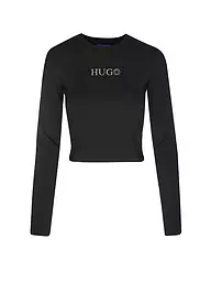 HUGO | Langarmshirt DELLA_B | Noir