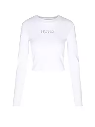 HUGO | Langarmshirt DELLA_B | Blanc
