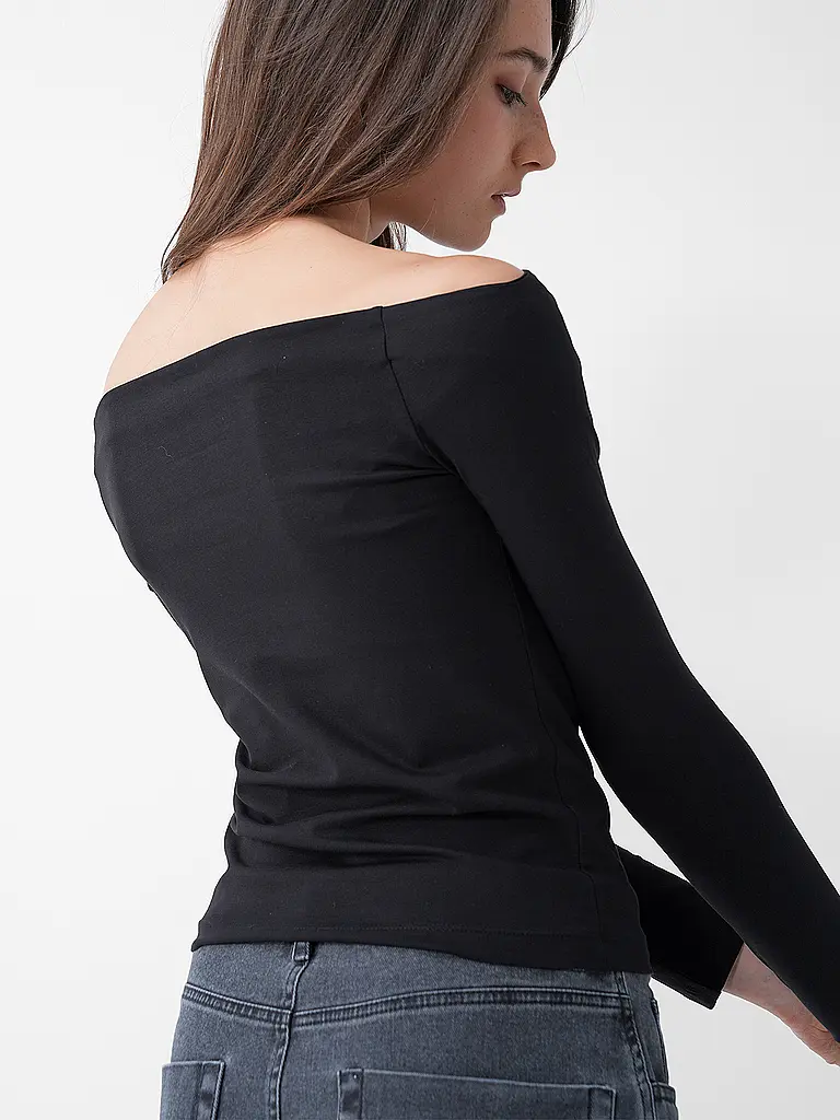HUGO | Langarmshirt DOLDER_B | Noir