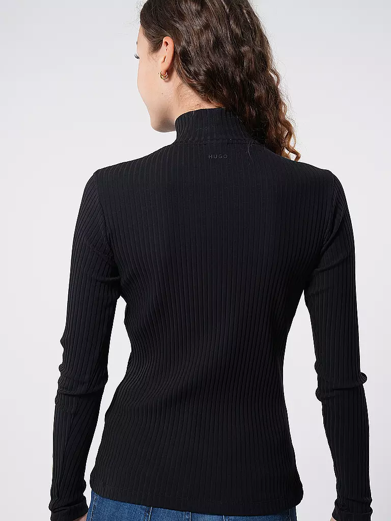 HUGO | Langarmshirt DRIZA | Noir