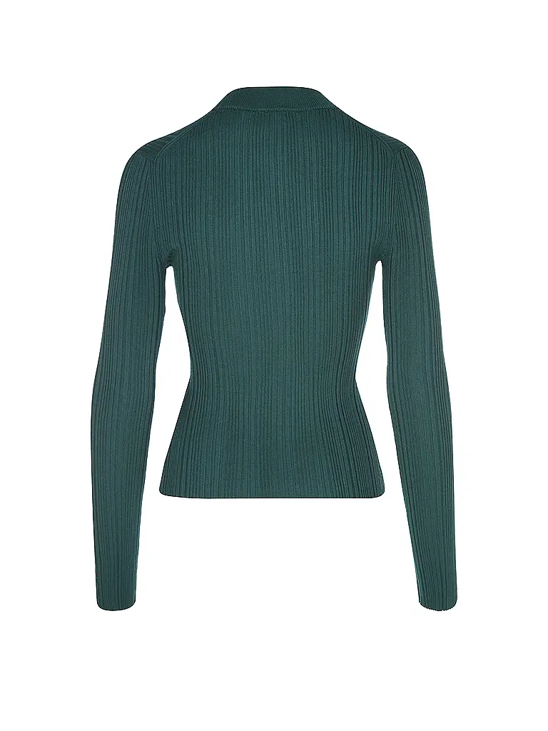 HUGO | Langarmshirt SARPHAMMILK | Vert foncé