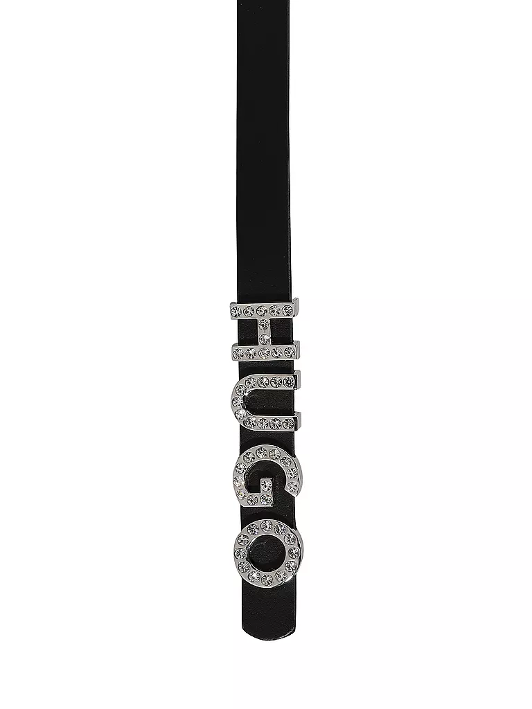 HUGO | Ledergürtel ZULA S  | Noir