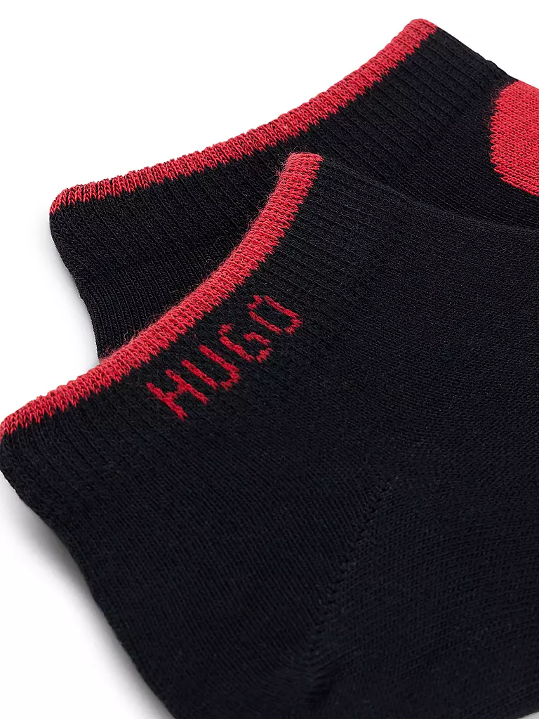 HUGO | Lot de 2 paires de chaussettes noires |
