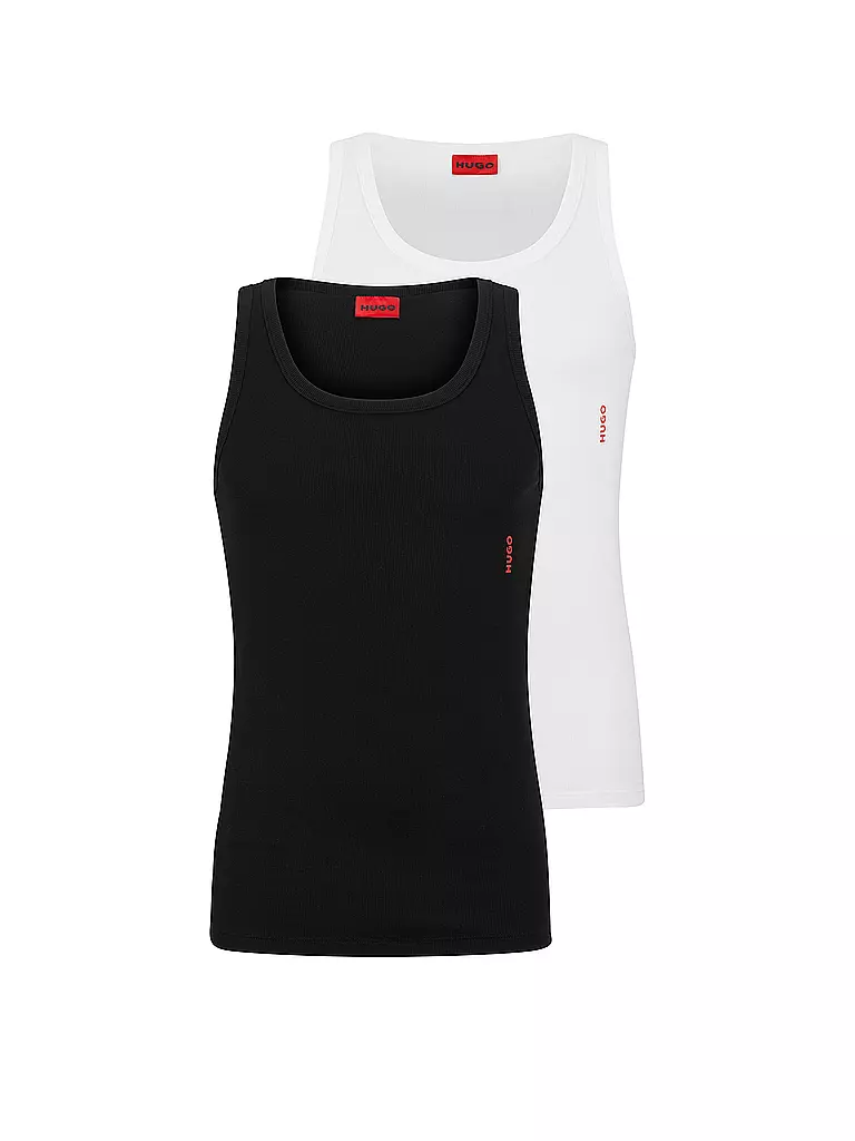 HUGO | Lot de 2 T-shirts | schwarz
