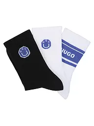 HUGO | Lot de 3 paires de chaussettes open miscellaneous | Crème