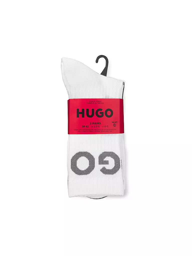 HUGO | Lot de 3 paires de chaussettes open miscellaneous | 