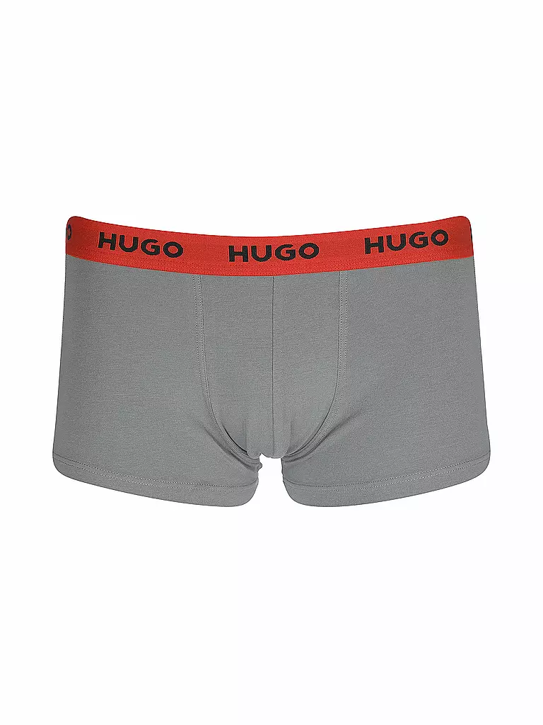 HUGO | Lot de 3 slips noir, gris, blanc | 