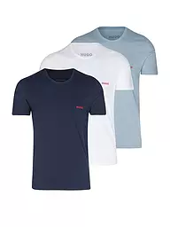 HUGO | Lot de 3 t-shirts open miscellaneous | Bleu