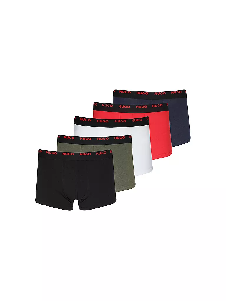 HUGO | Lot de 5 slips open miscellaneous | schwarz
