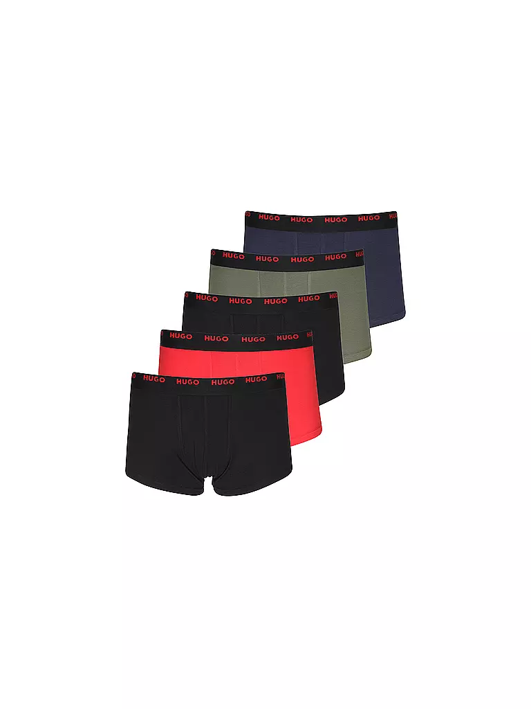 HUGO | Lot de 5 slips open miscellaneous | schwarz