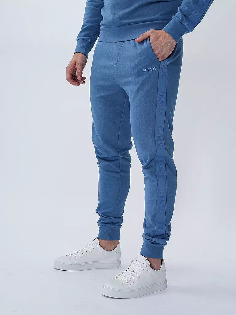 HUGO | Loungewear Hose | Bleu