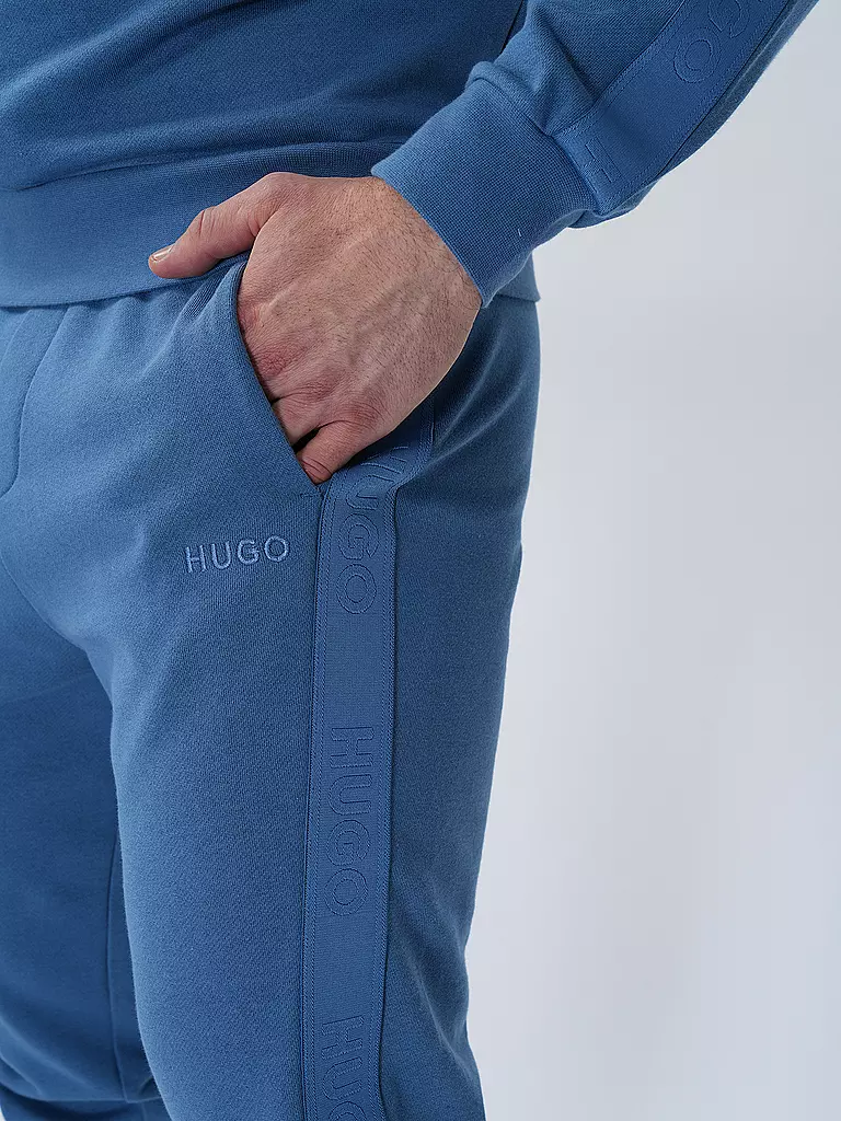 HUGO | Loungewear Hose | Bleu