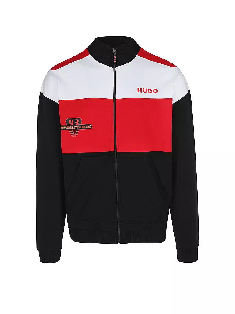 HUGO | Loungewear Jacke  | Noir