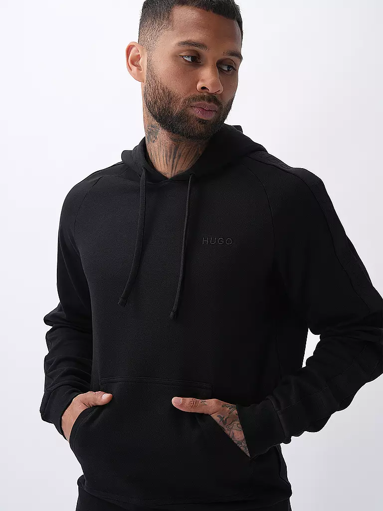 HUGO | Loungewear Kapuzensweater - Hoodie | Noir