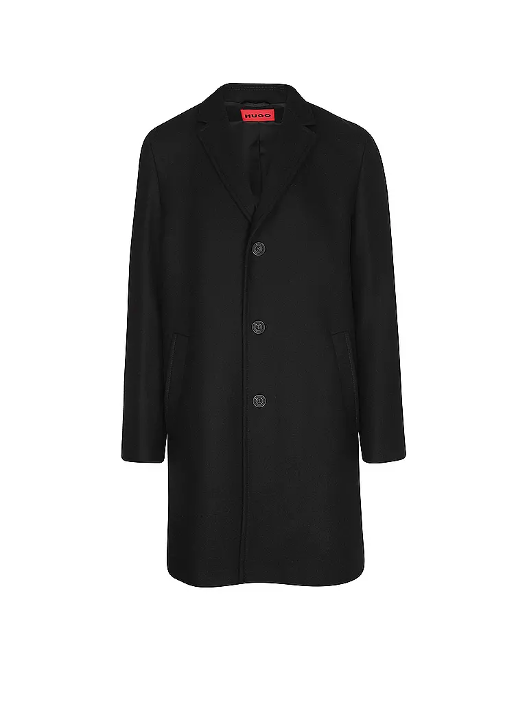 HUGO | Manteau en laine MALTE | schwarz