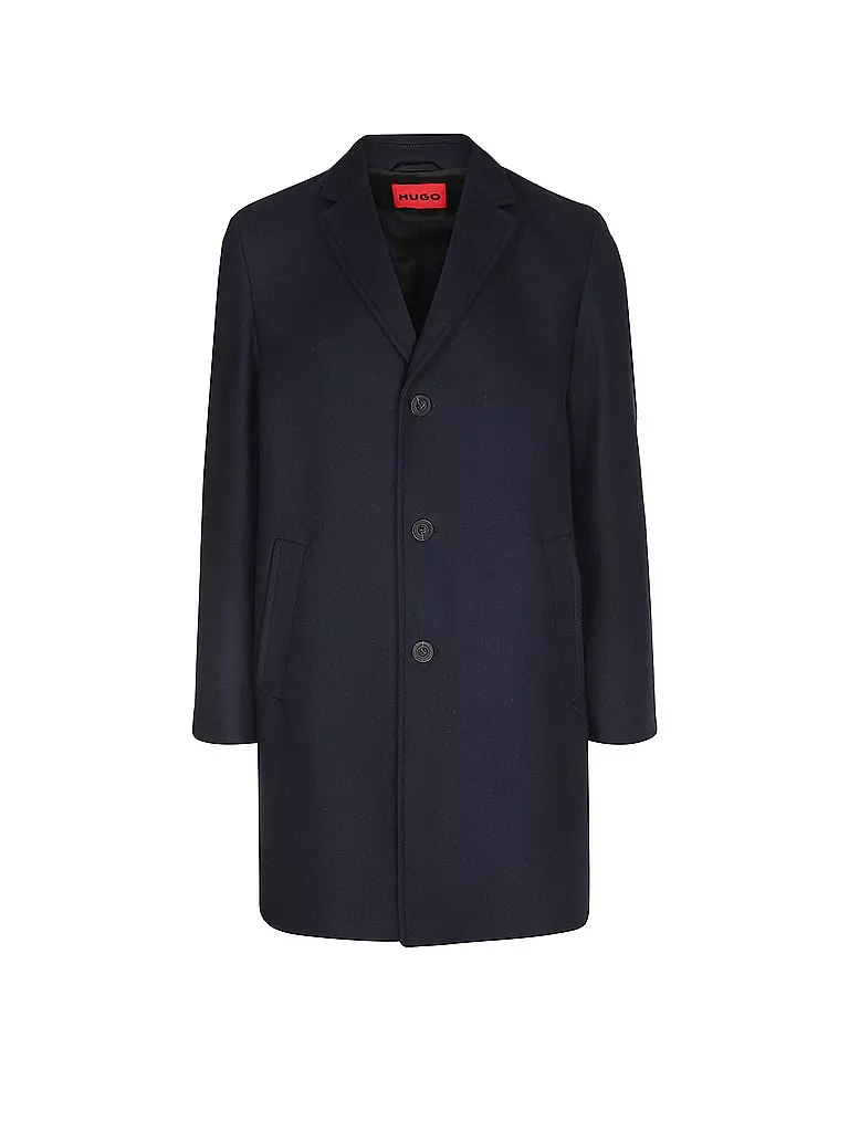 HUGO | Manteau en laine MALTE | Bleu foncé