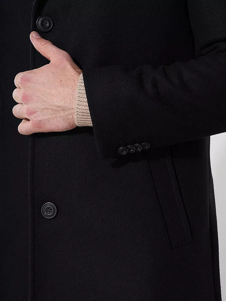HUGO | Manteau en laine MALTE | schwarz