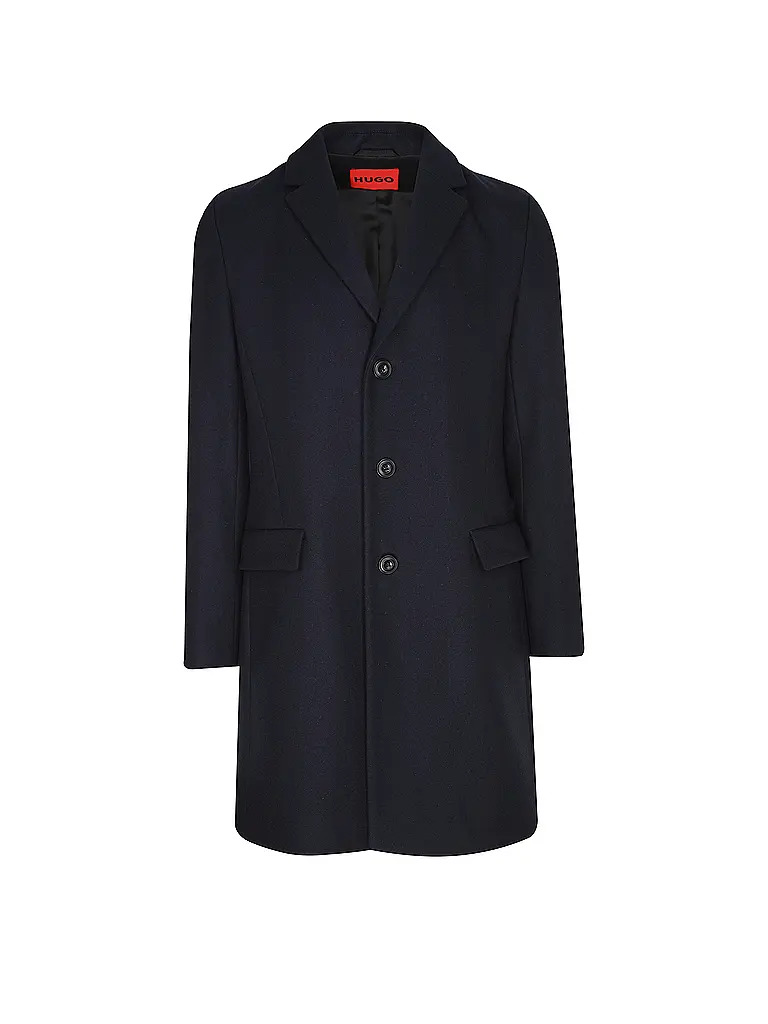 HUGO | Manteau en laine MIGOR | Bleu foncé