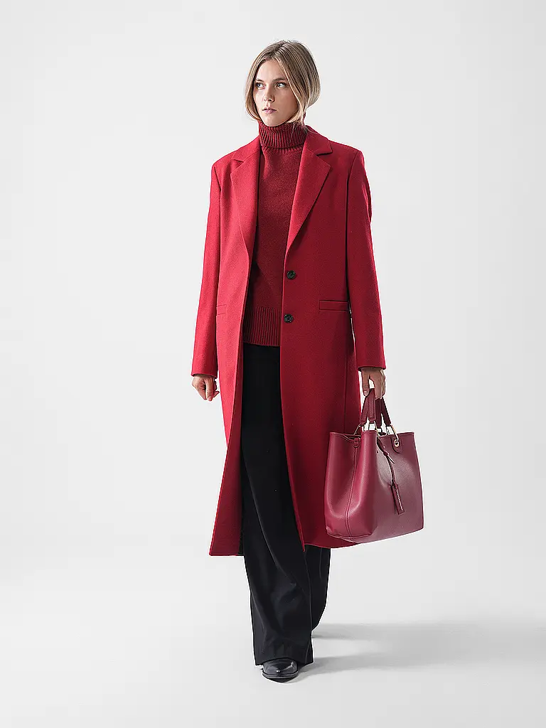 HUGO | Manteau en laine MOJENI | Rouge