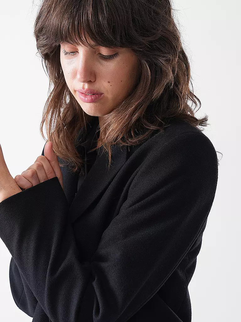 HUGO | Manteau en laine MOJENI | schwarz