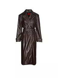 HUGO | Manteau en similicuir MALITTE-1 | Marron