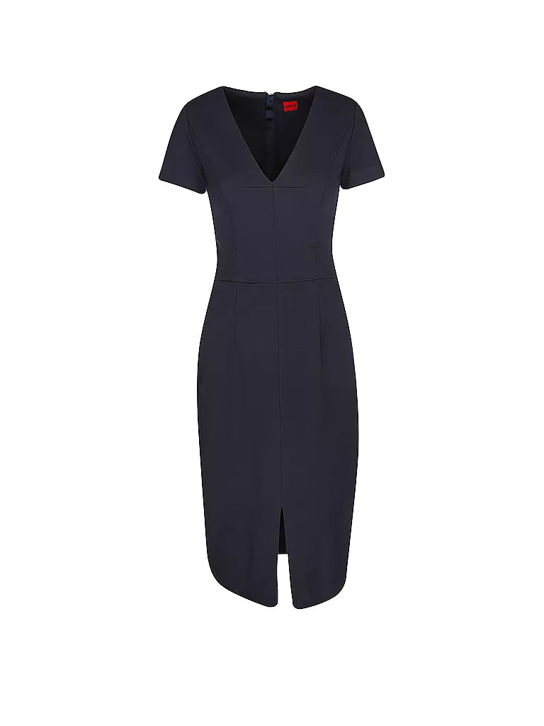 HUGO | Midikleid KALAMARA-1 | Bleu foncé