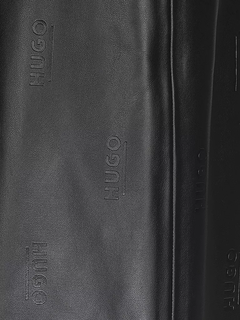 HUGO | Midirock in Lederoptik RUSILANNA | Noir