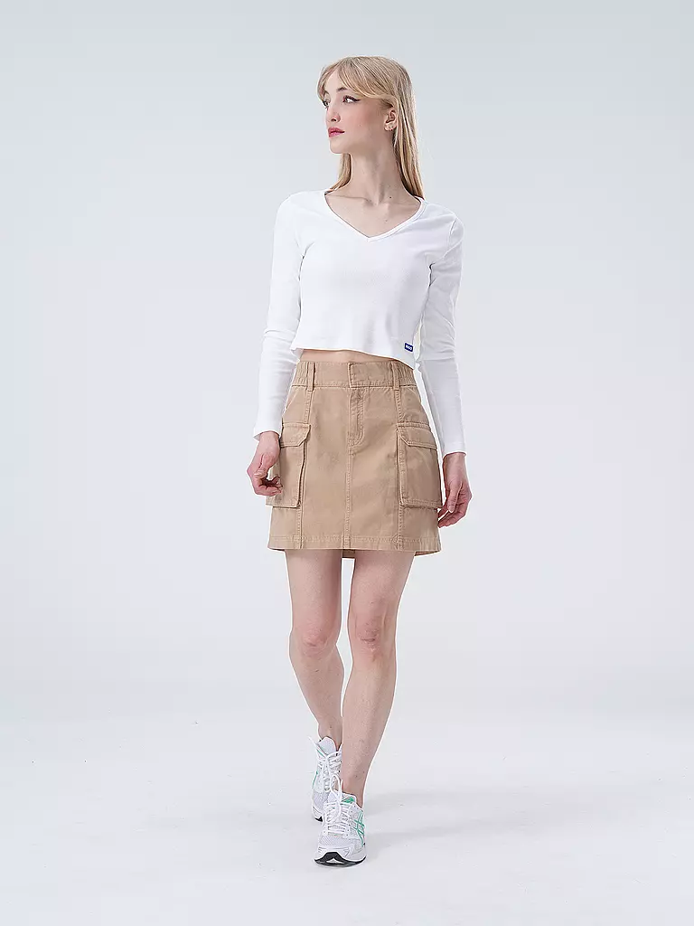 HUGO | Minirock RELISEN | Beige