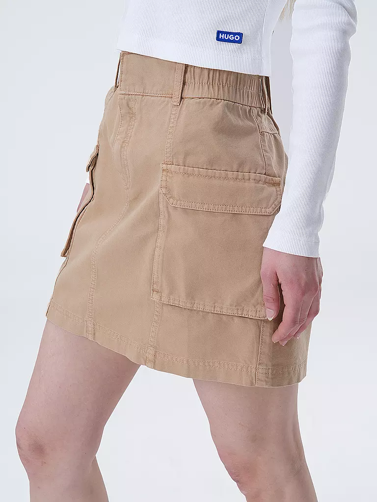 HUGO | Minirock RELISEN | Beige
