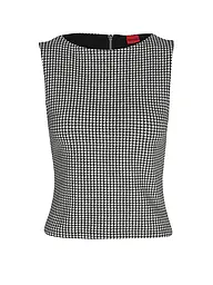 HUGO | Nom du produit: Top DAROSETTA
Marque: HUGO
Couleur: gris
Catégories: Mode,Femme

Longueur des manches: sans manches
Encolure: Col rond
Matière: Coton,Stretch
Motif: Carreaux
Coupe (vêtement d'extérieur): Regular
Style: Pure,Tendance | Gris