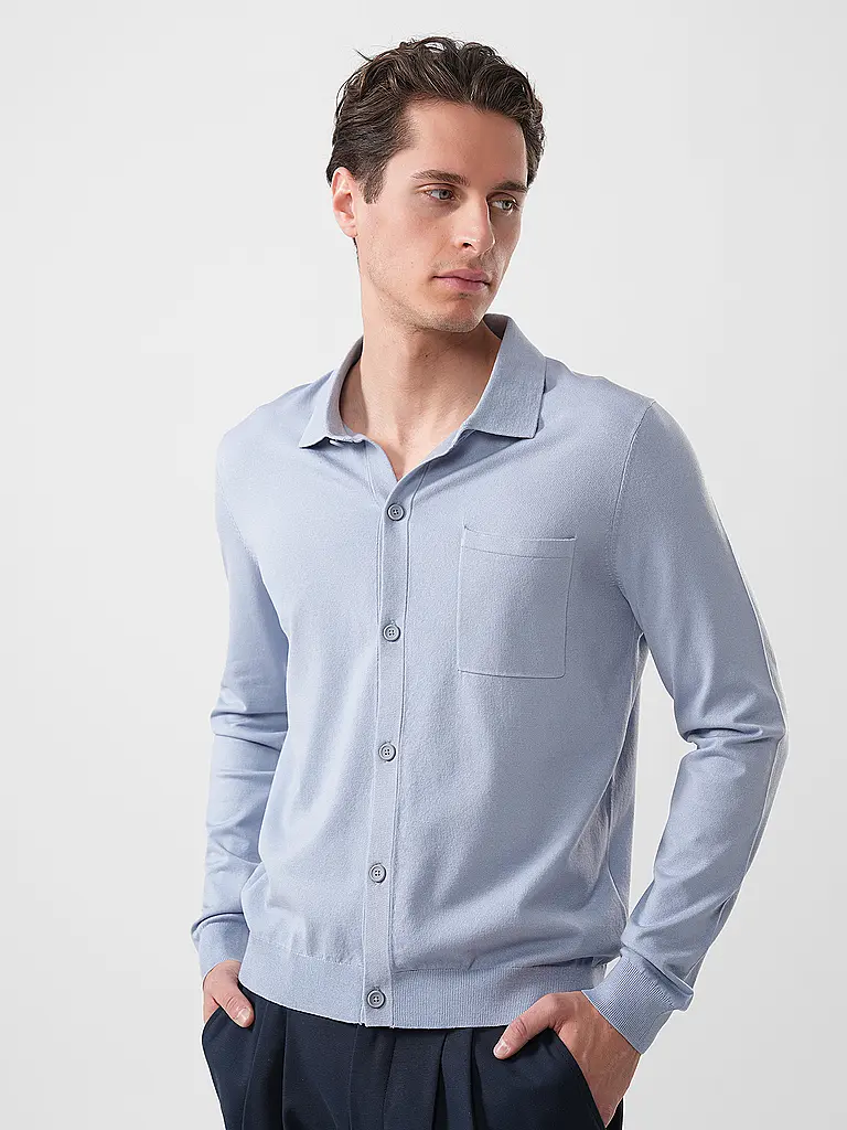 HUGO | Nom du produit : Gilet SAN JORDAN-CV | Bleu clair