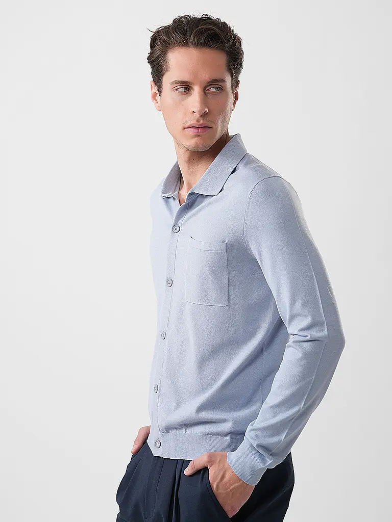 HUGO | Nom du produit : Gilet SAN JORDAN-CV | Bleu clair