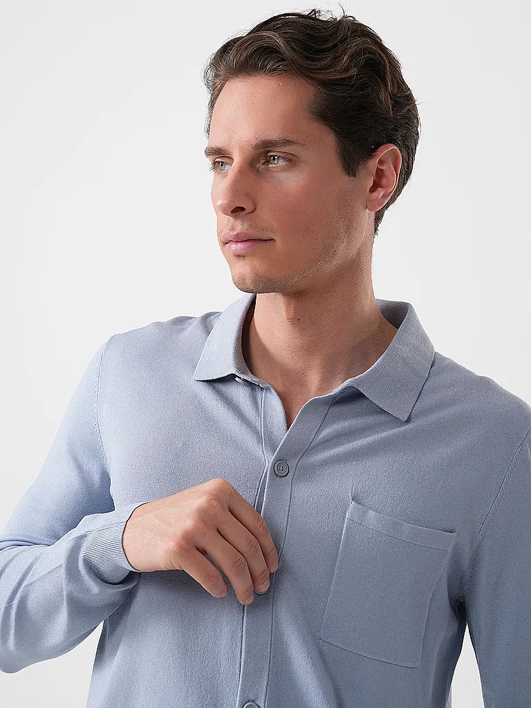 HUGO | Nom du produit : Gilet SAN JORDAN-CV | Bleu clair