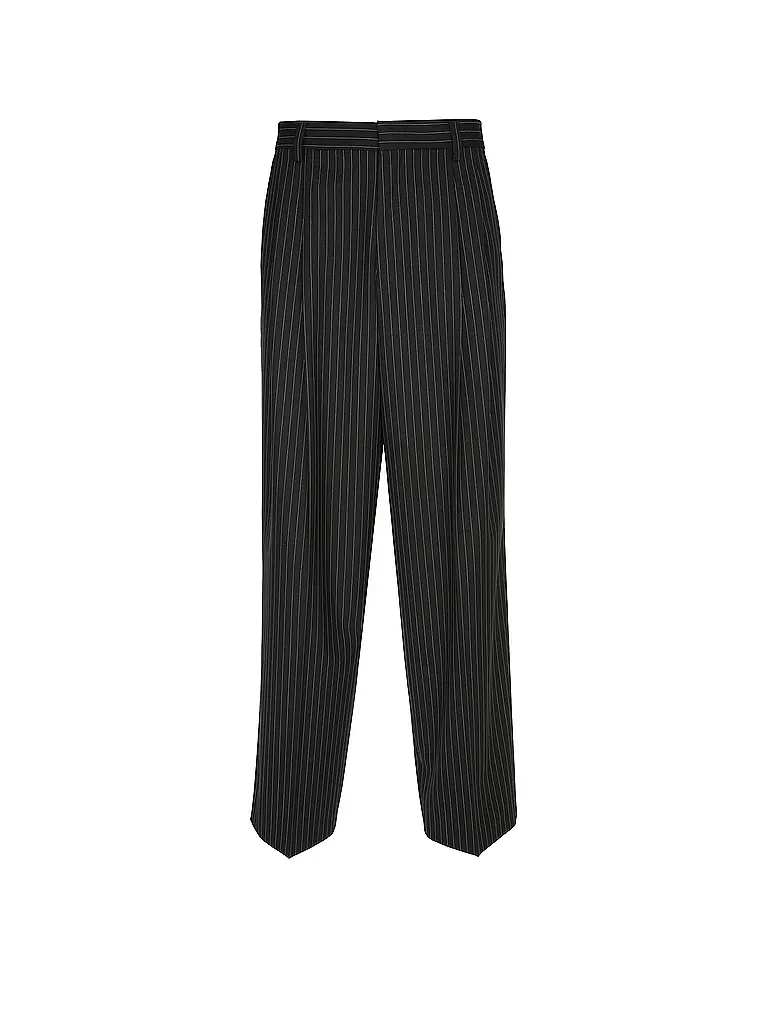 HUGO | Nom du produit : Pantalon de costume FEDIX251
Marque : HUGO
Couleur : noir
Catégories : Mode, Homme

Matière : Polyester / Polyamide, Laine, Stretch
Motif : Rayures fines
Longueur (Pantalons/Jeans) : Longueur normale
Style : Pure, Tendance
Haute | Noir