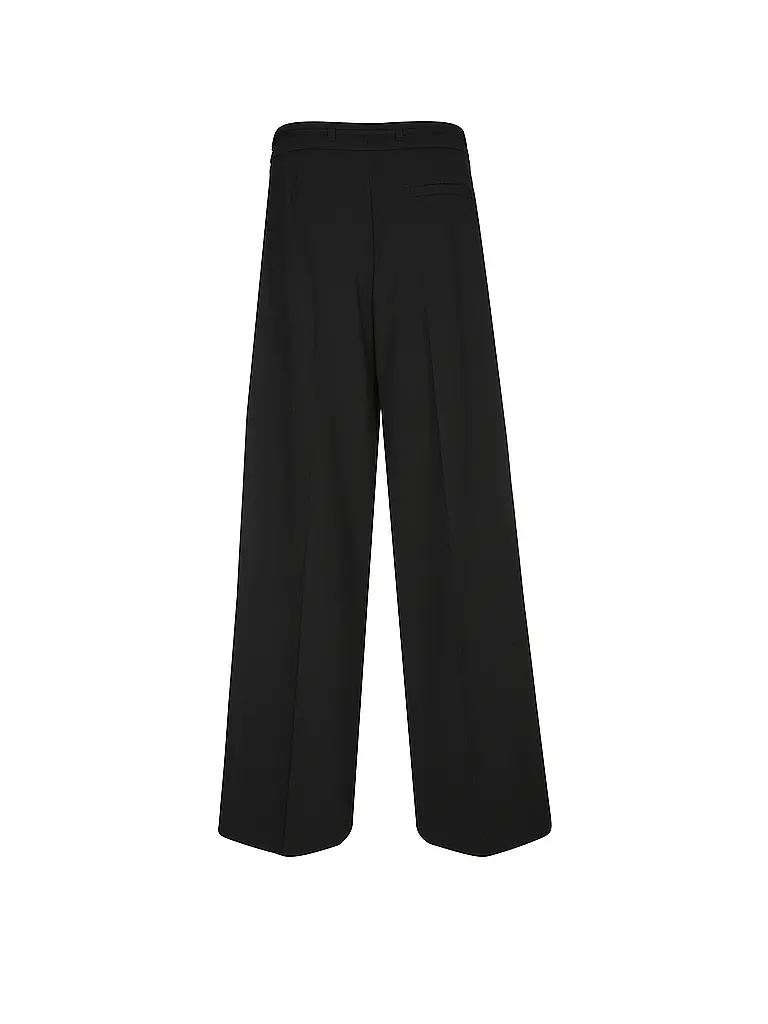 HUGO | Nom du produit : Pantalon de tailleur HAMINDE
Marque : HUGO
Couleur : noir
Catégories : Mode, Femme

Matière : Polyester / Polyamide, Viscose, Stretch
Motif : Uni
Longueur (Pantalons/Jeans) : Longueur normale
Style : Pure, Tendance
Hauteur de taille : T | Noir