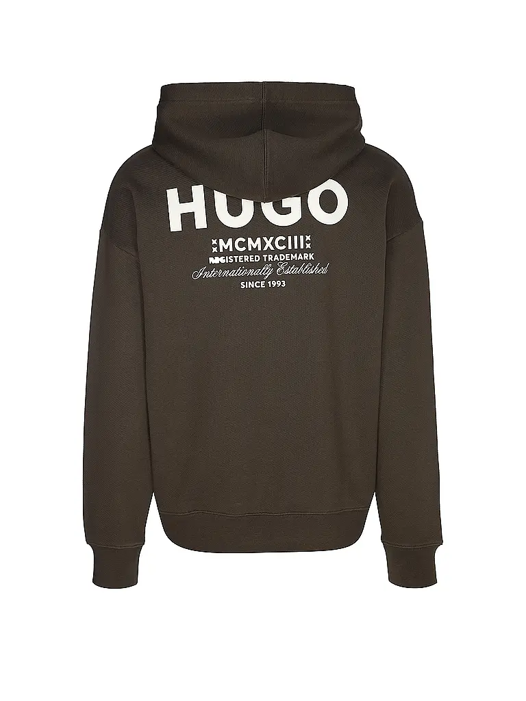 HUGO | Nom du produit : Sweat à capuche - Hoodie NAZARDO
Marque : HUGO
Couleur : marron
Catégories : Mode, Homme

Longueur des manches : Manches longues
Matière : Molleton, Coton
Forme du col : Capuche
Motif : Logo
Coupe (vêtements d'extérieur) : Décontrac | Marron