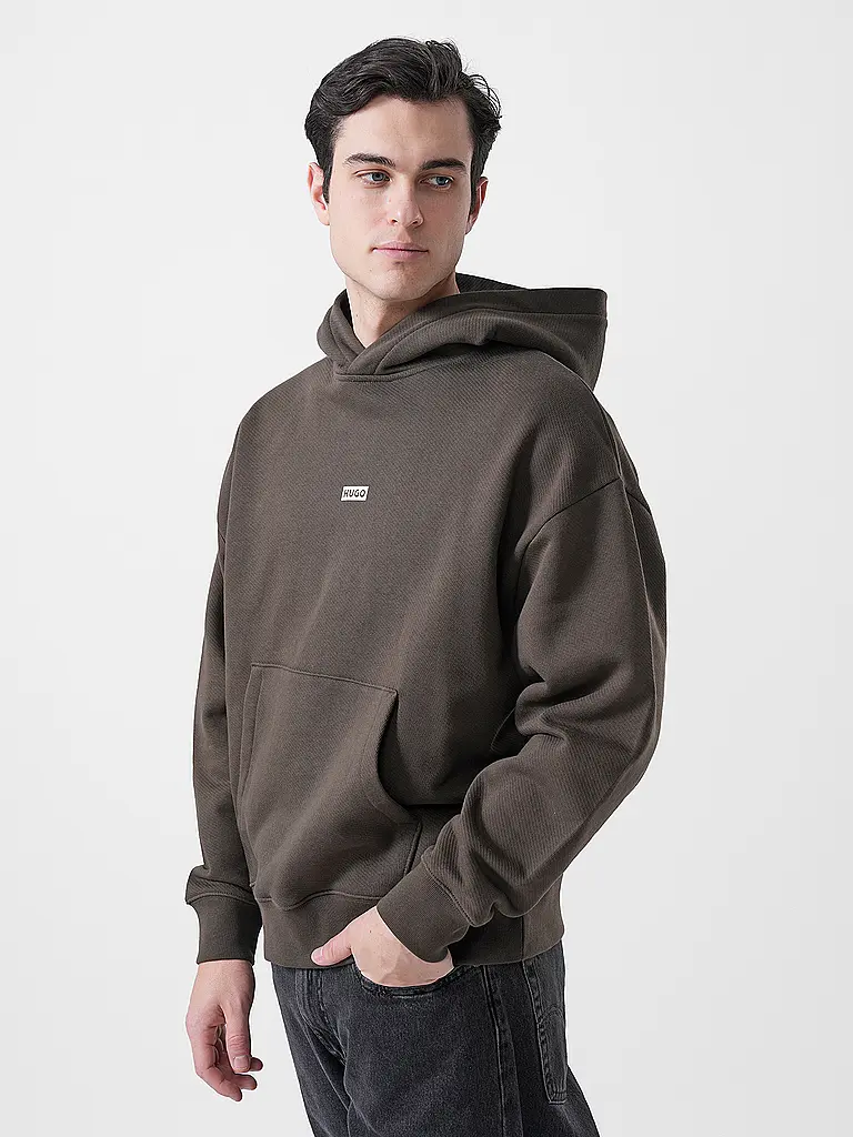 HUGO | Nom du produit : Sweat à capuche - Hoodie NAZARDO | Marron