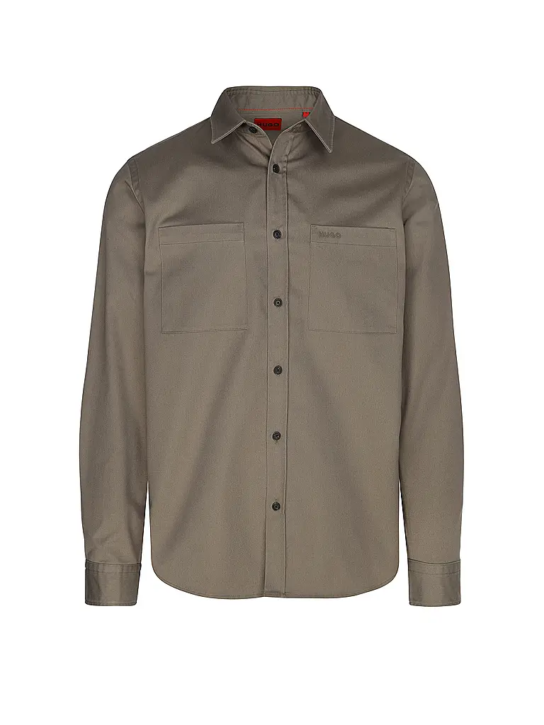 HUGO | Overshirt EGRIN | grau