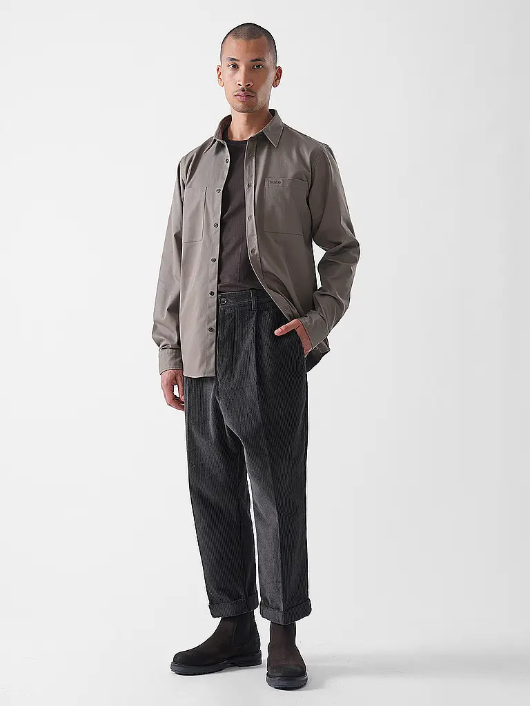 HUGO | Overshirt EGRIN | grau