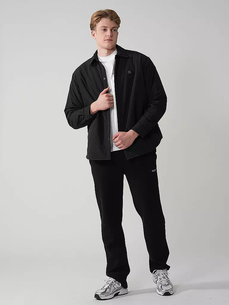 HUGO | Overshirt ELLIOSE | schwarz