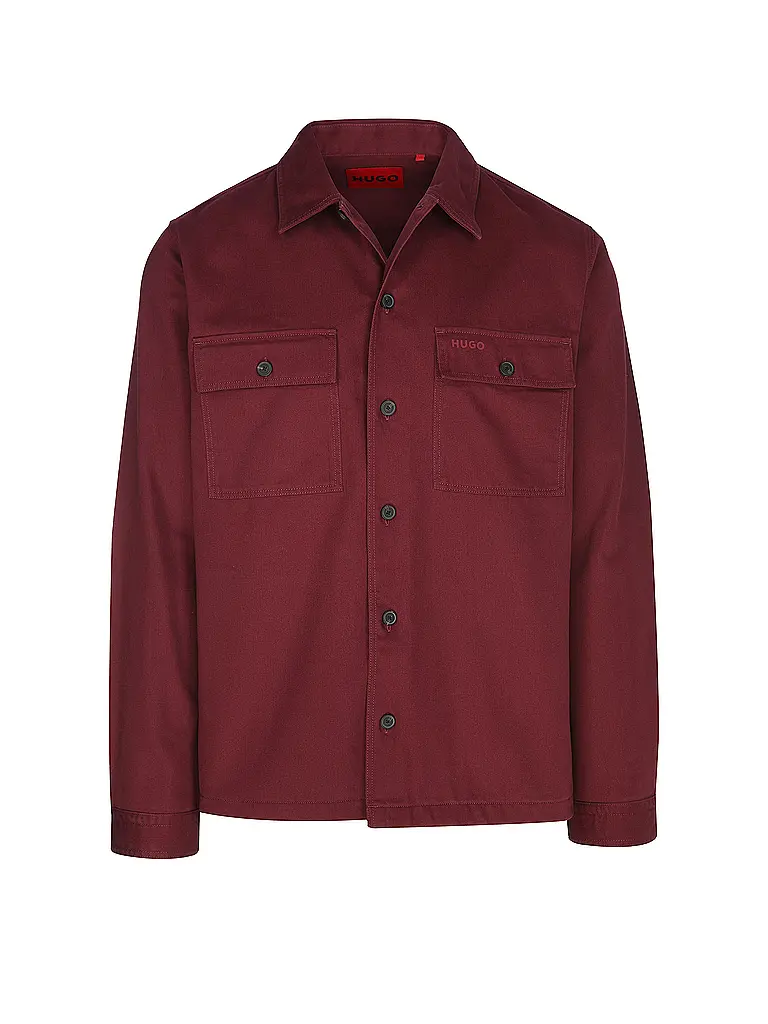 HUGO | Overshirt EPOLDO | dunkelrot