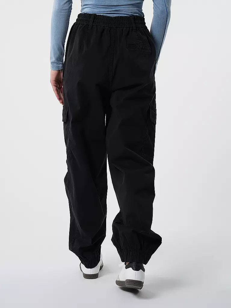 HUGO | Pantalon cargo coupe décontractée HISUNE-1-D_B | schwarz