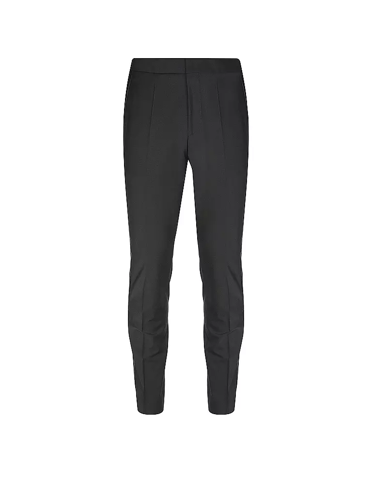 HUGO | Pantalon de costume de smoking slim fit HESTEN224E1X | schwarz