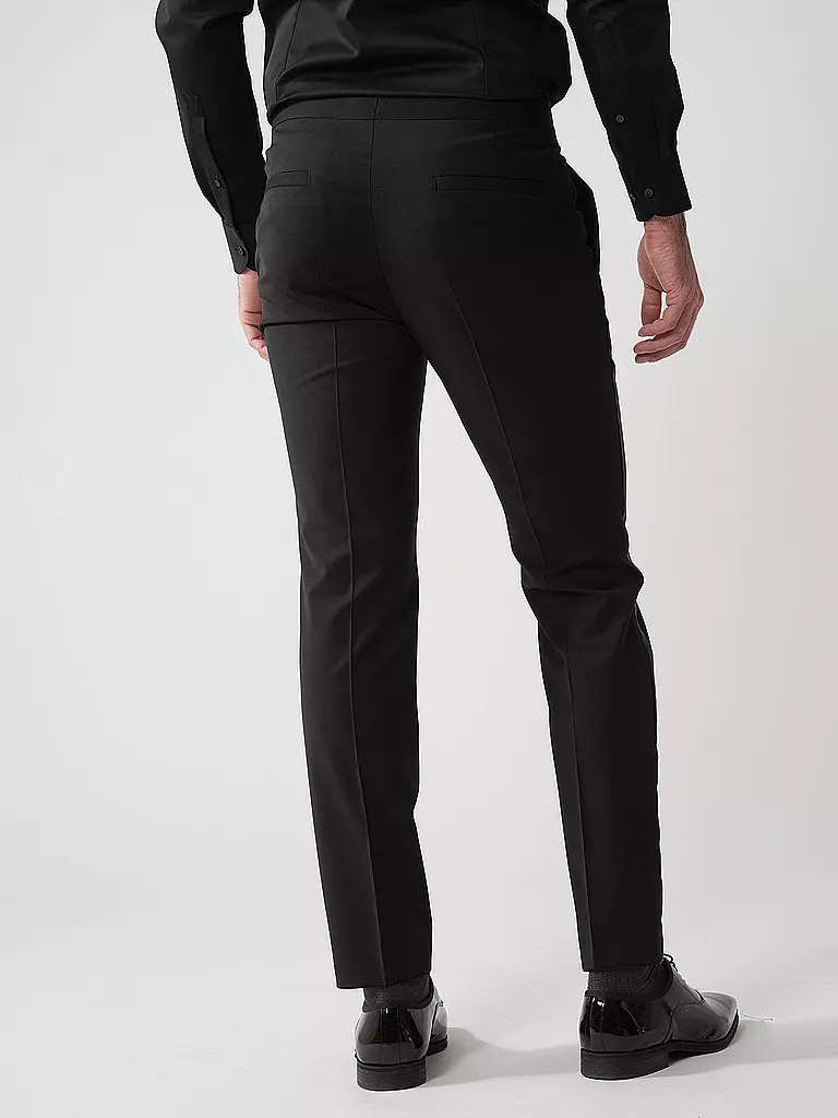 HUGO | Pantalon de costume de smoking slim fit HESTEN224E1X | 