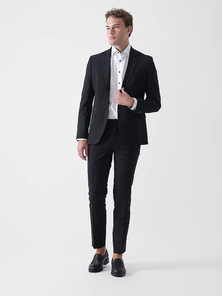 HUGO | Pantalon de costume extra slim fit HESTEN253X | Noir