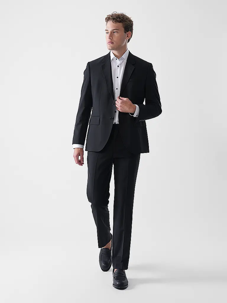 HUGO | Pantalon de costume Modern Fit TOM253X | schwarz