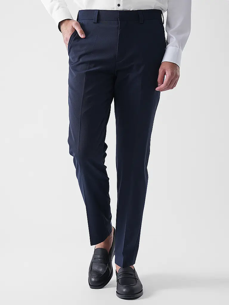 HUGO | Pantalon de costume Modern Fit TOM253X | dunkelblau
