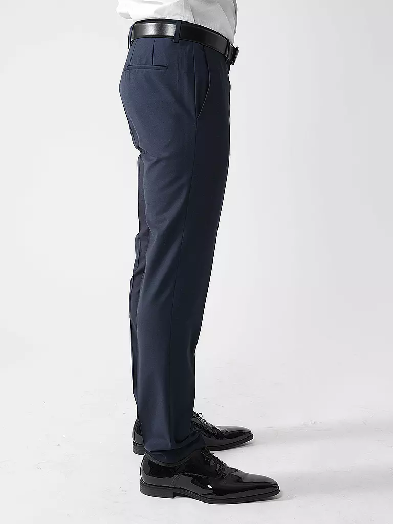 HUGO | Pantalon de costume slim fit | Bleu foncé