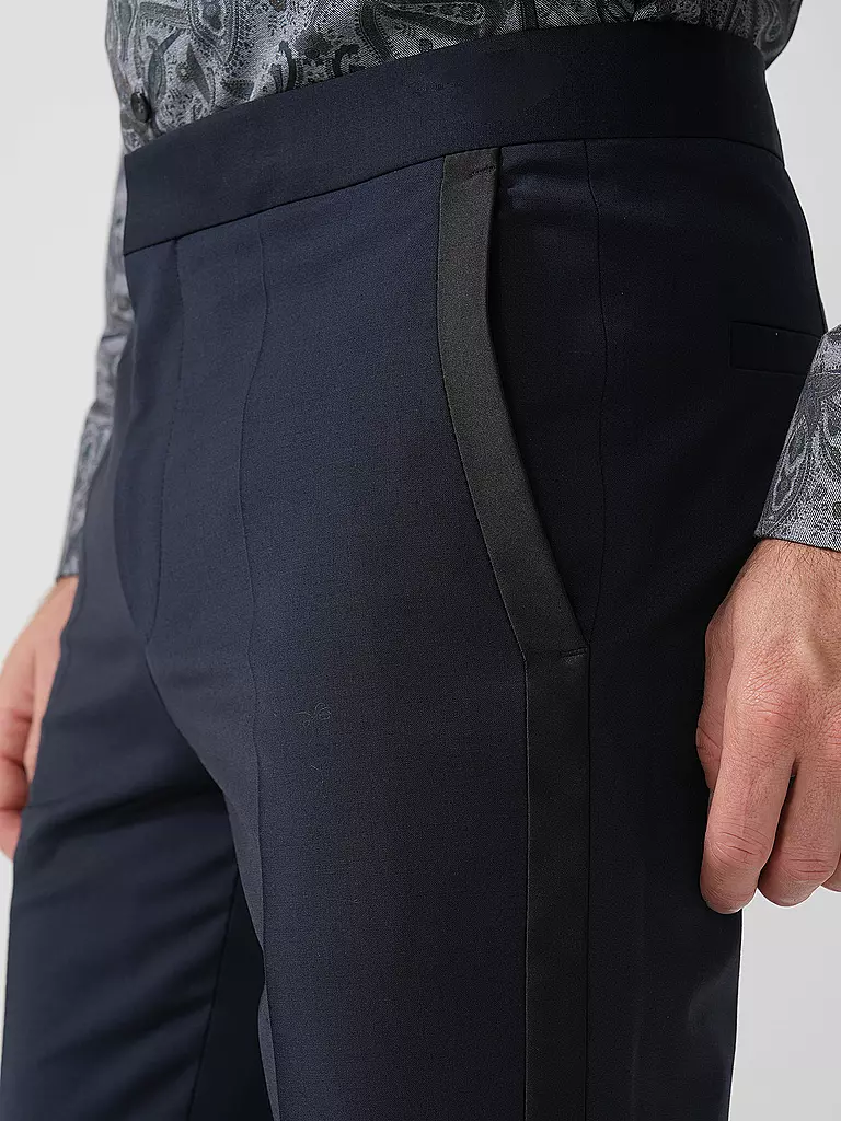 HUGO | Pantalon de smoking slim fit HESTEN224E1X | blau